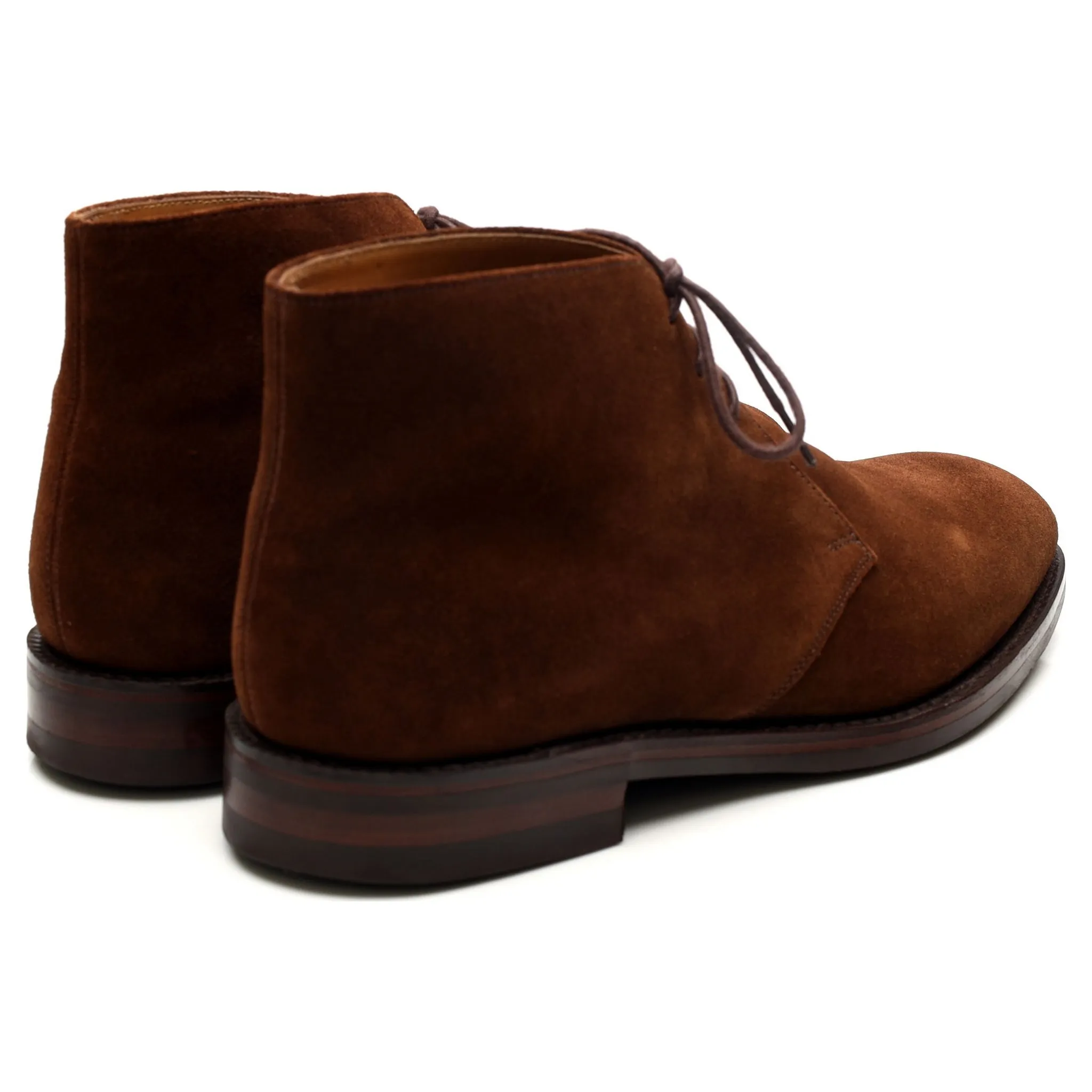 1880 'Kempton' Snuff Brown Suede Chukka Boots UK 8.5 F