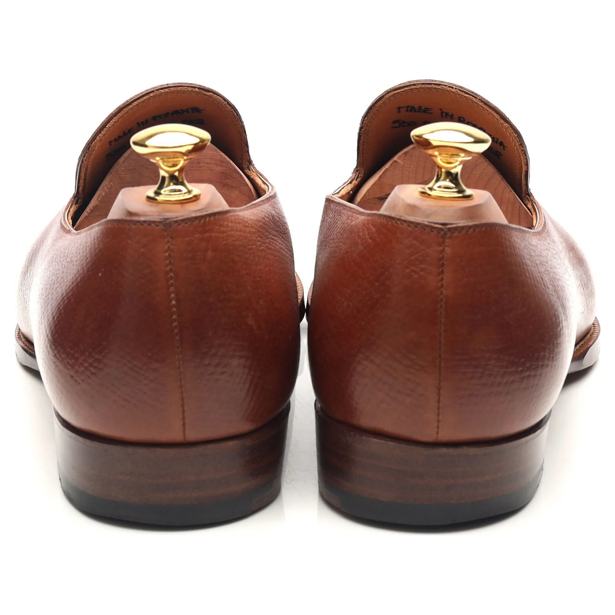 '530' Tan Brown Leather Loafers UK 9.5 G