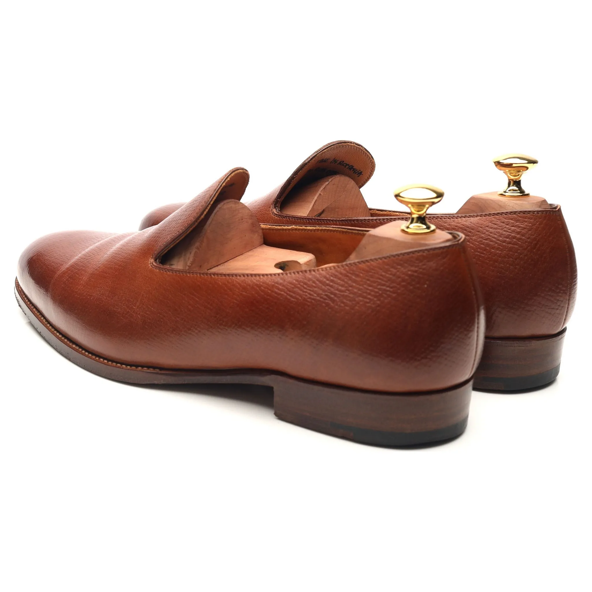 '530' Tan Brown Leather Loafers UK 9.5 G