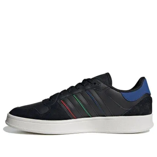 Adidas Breaknet Plus Low-Top Sneakers Leather Black Colour For Men