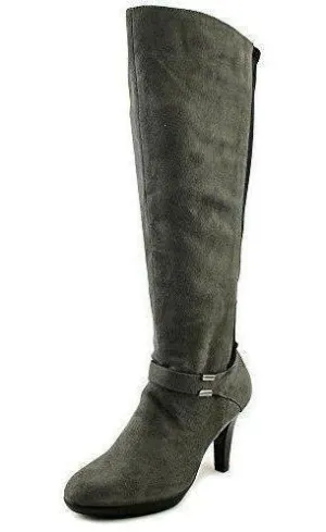 Alfani Violla Closed Toe Knee High Fashion Boots, Steel (Women)