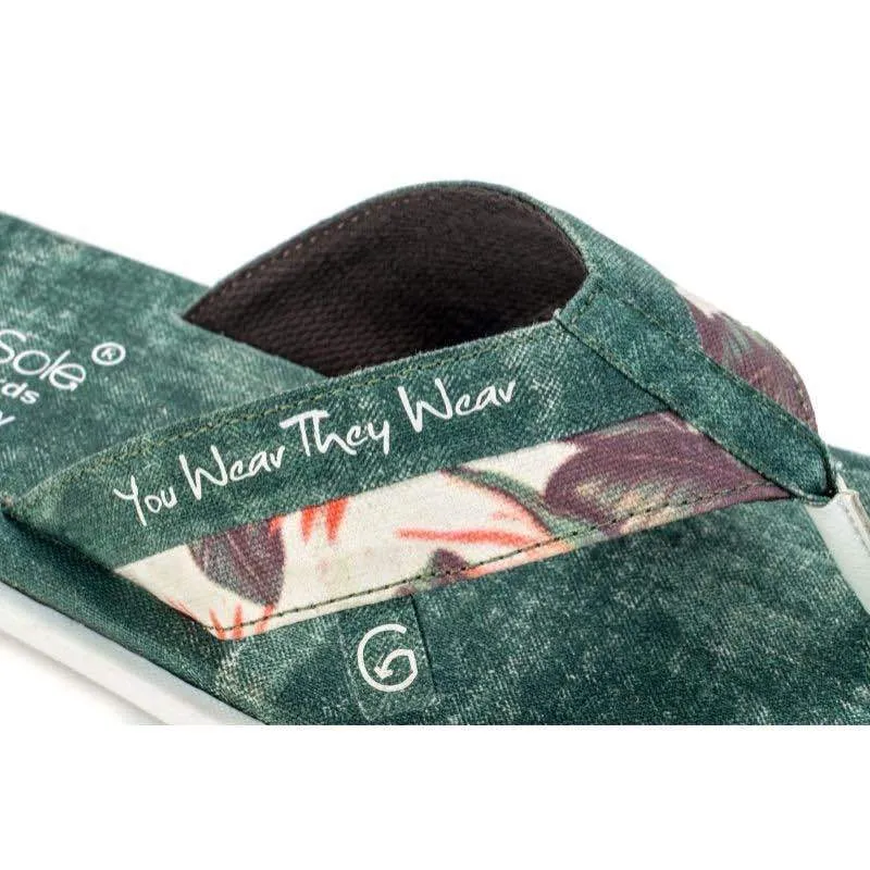 Amaron Green Sustainable and Vegan Flip Flops