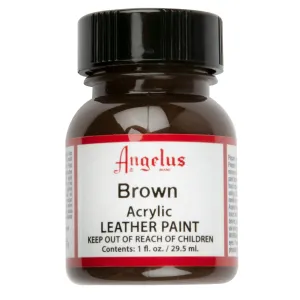 Angelus Acrylic Paint Brown #014 29Ml Use On Leather, Vinyl Or Fabric