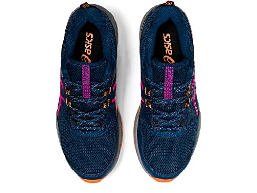 ASICS Women's Gel-Venture 8 Running Shoes, 8.5, MAKO Blue/Pink GLO