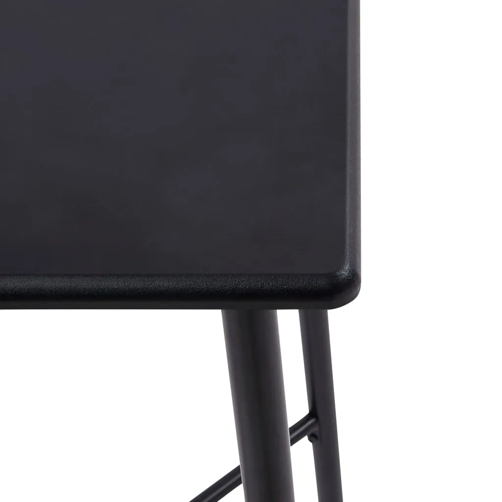 Bar Table Black 60x60x111 cm MDF