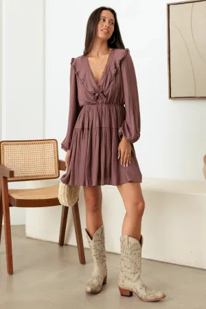 Bella Boho Satin Mini Dress