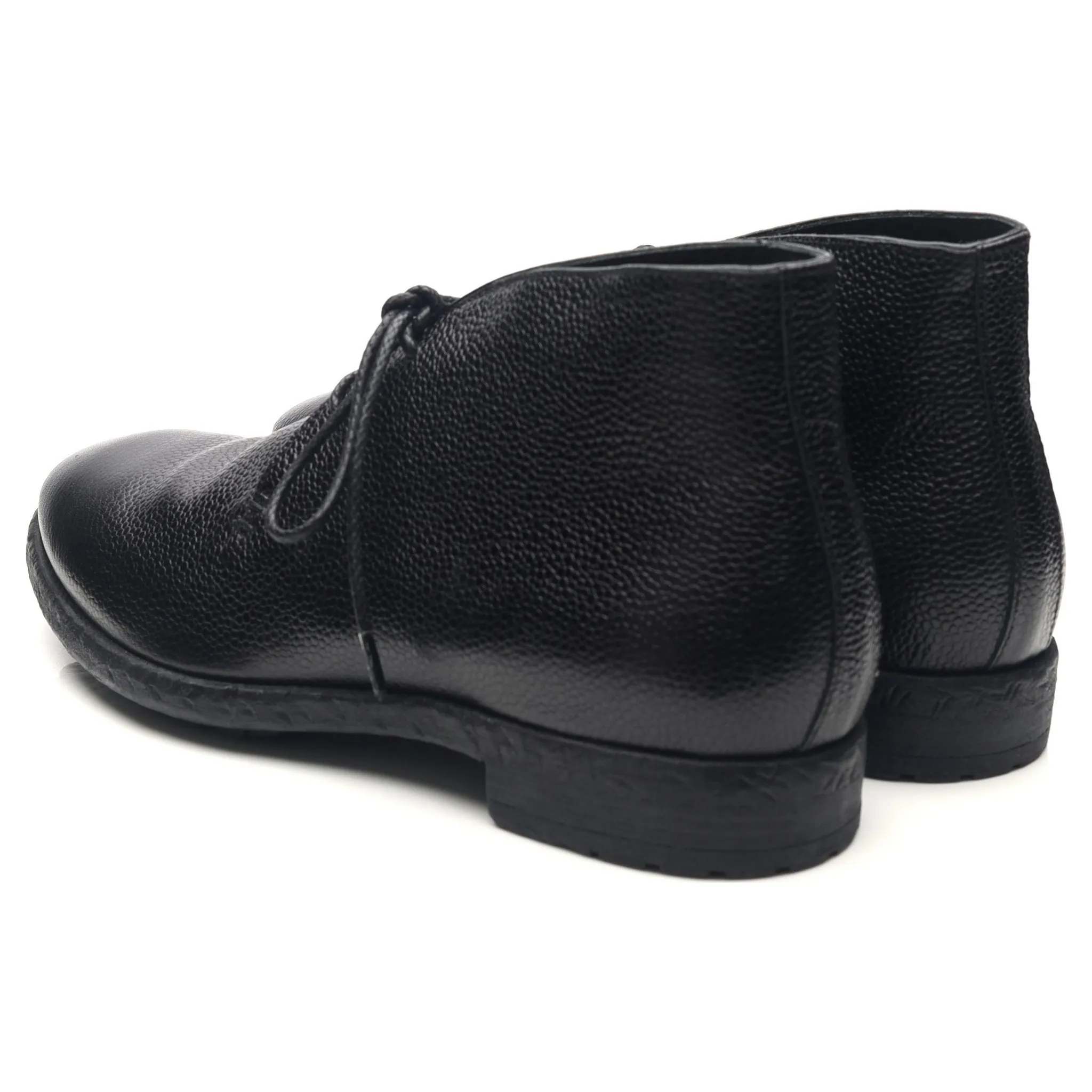 Black Leather Chukka Boots UK 6 EU 40