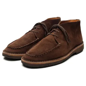 'Crosby' Brown Suede Moc-Toe Chukka Boots UK 9.5