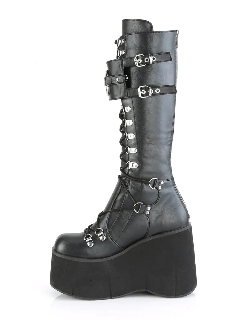 DEMONIA KERA-200 - BLACK VEGAN LEATHER ✰ PRE ORDER ✰