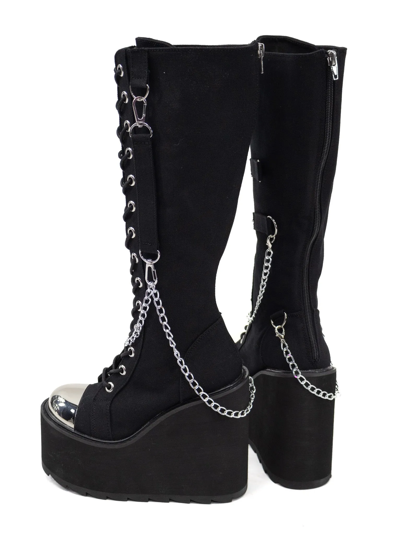 Detention Bondage Boot-Silver Y.R.U.