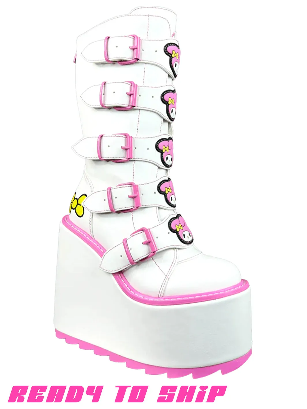 DUNE MY MELODY PLATFORM BOOTS