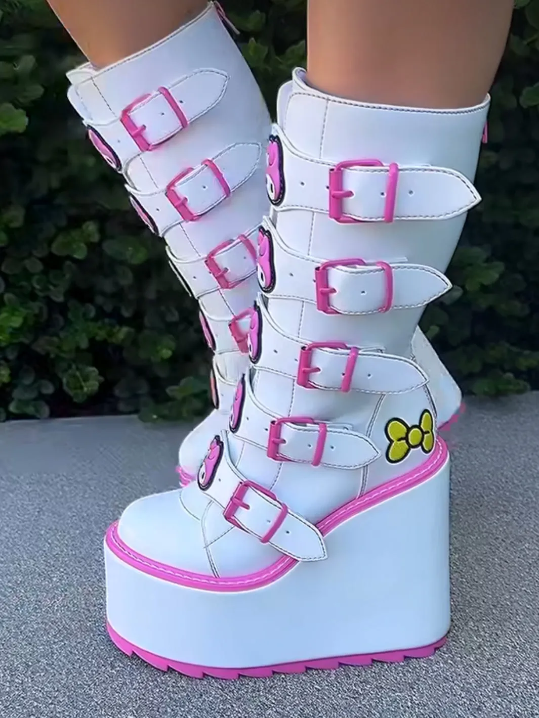 DUNE MY MELODY PLATFORM BOOTS