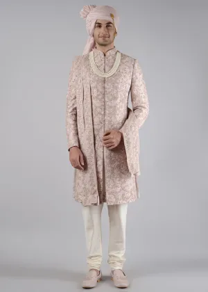 Dusty Pink Sherwani | Siddhesh Chauhan