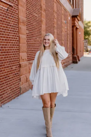 Eleanor Sweatshirt Dress | Grey Combo