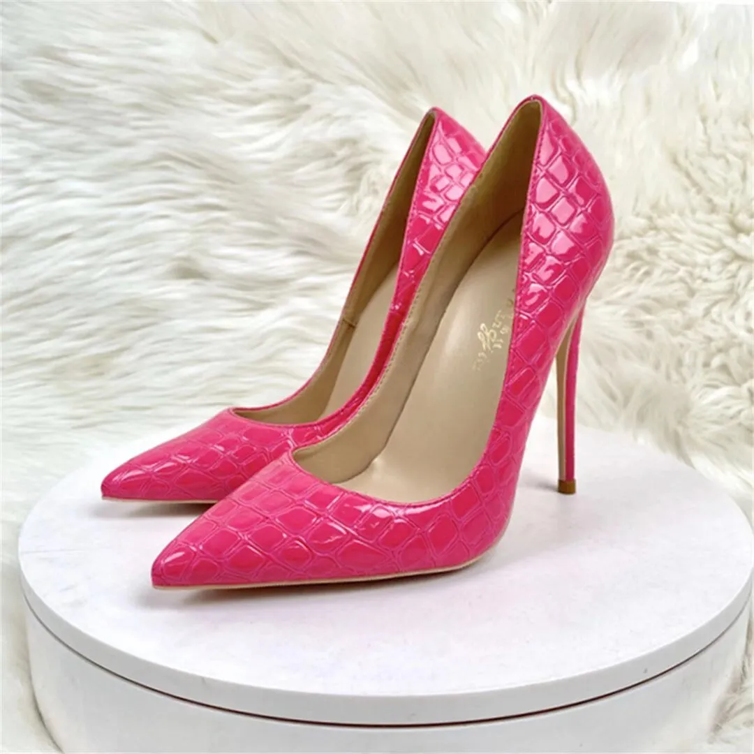 ElevateChic Microfiber Pointed High Heels