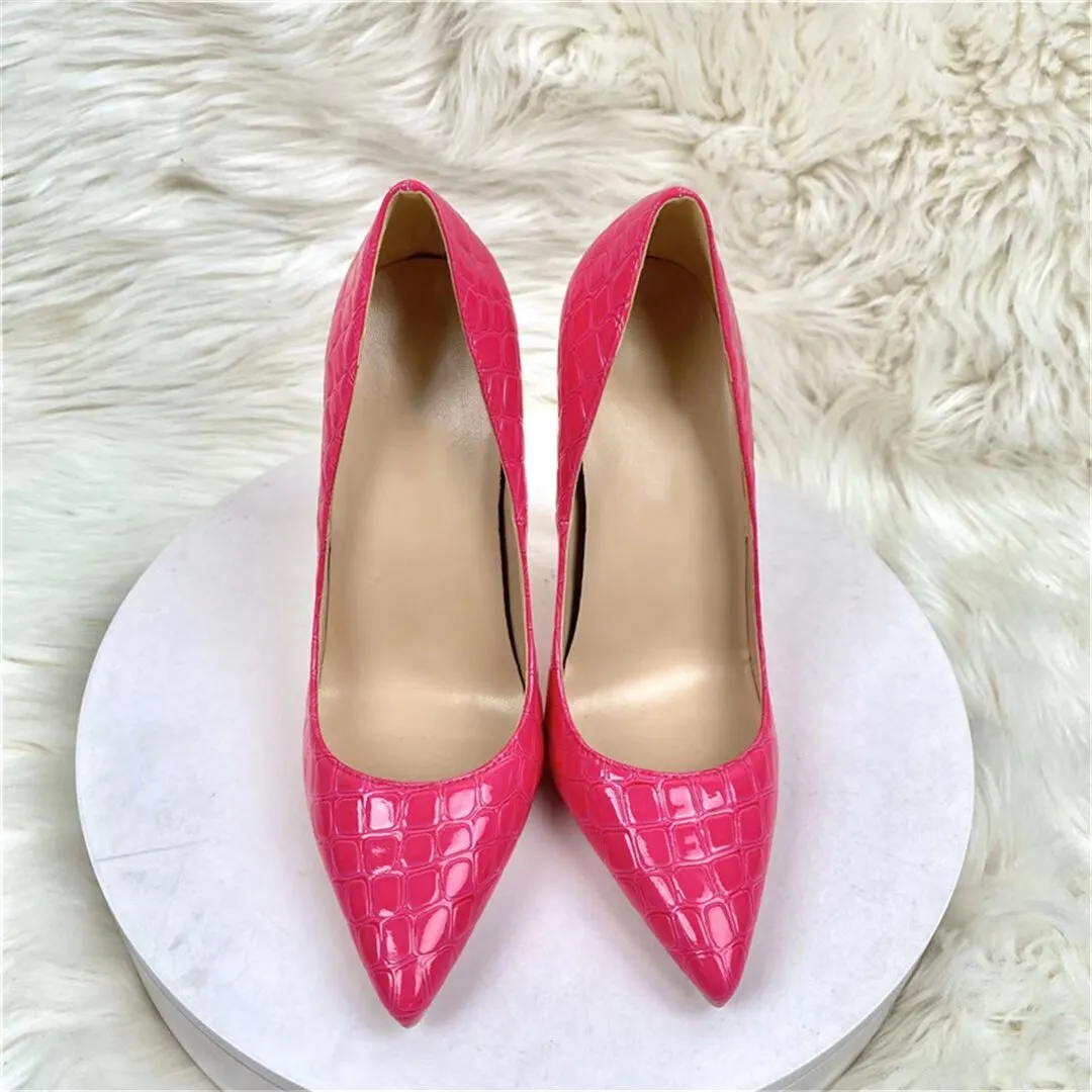 ElevateChic Microfiber Pointed High Heels