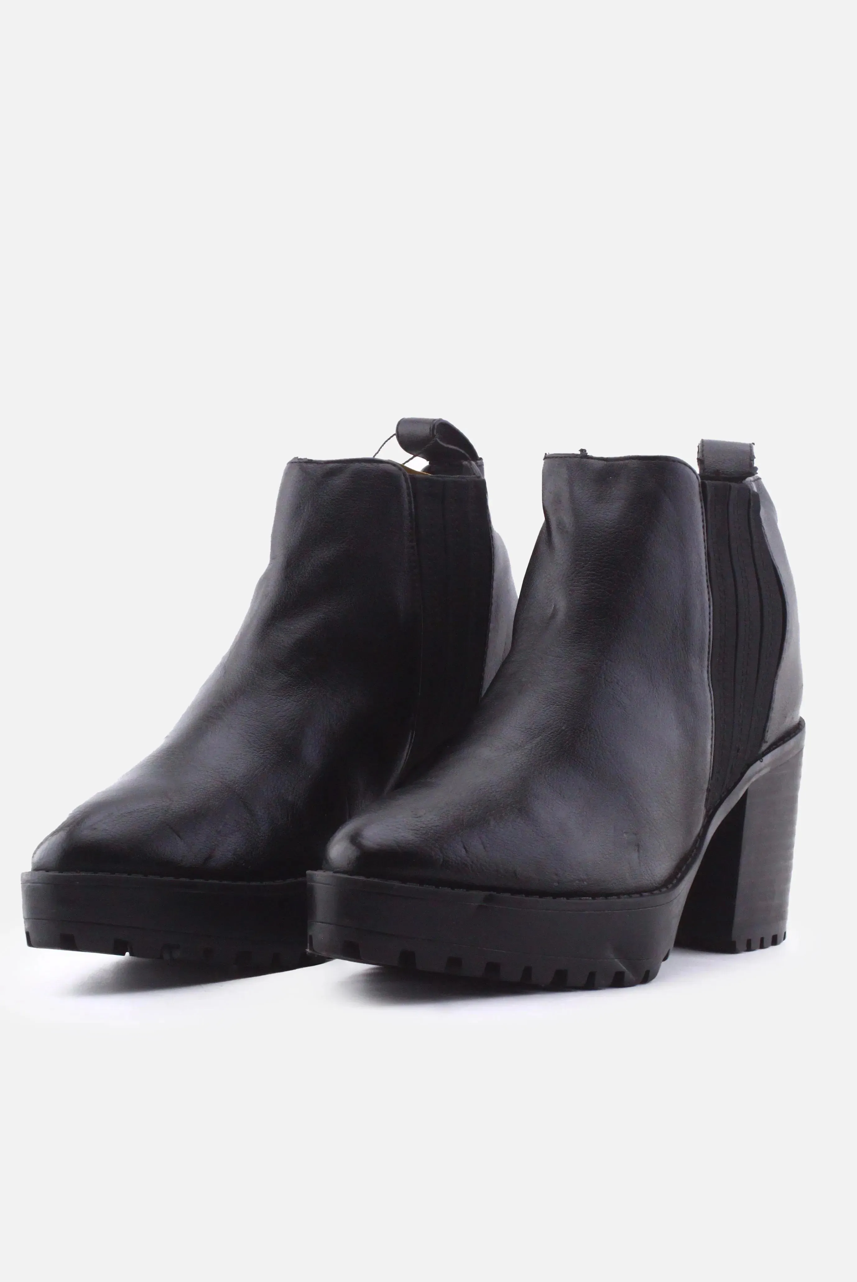 European Brand Stretchable Platform Boots | 100% Authentic Leather