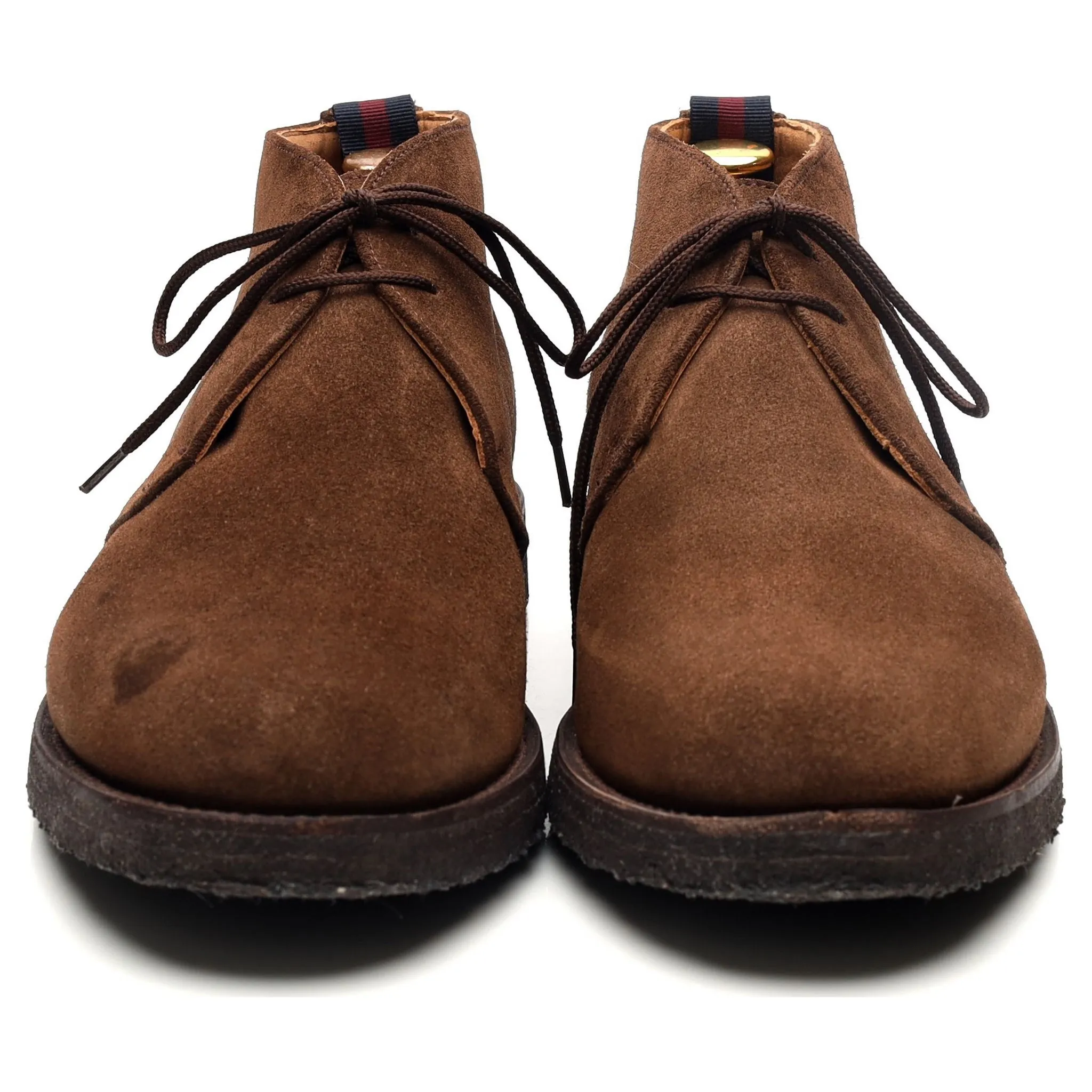 'Finley' Brown Suede Chukka Boots UK 8 F