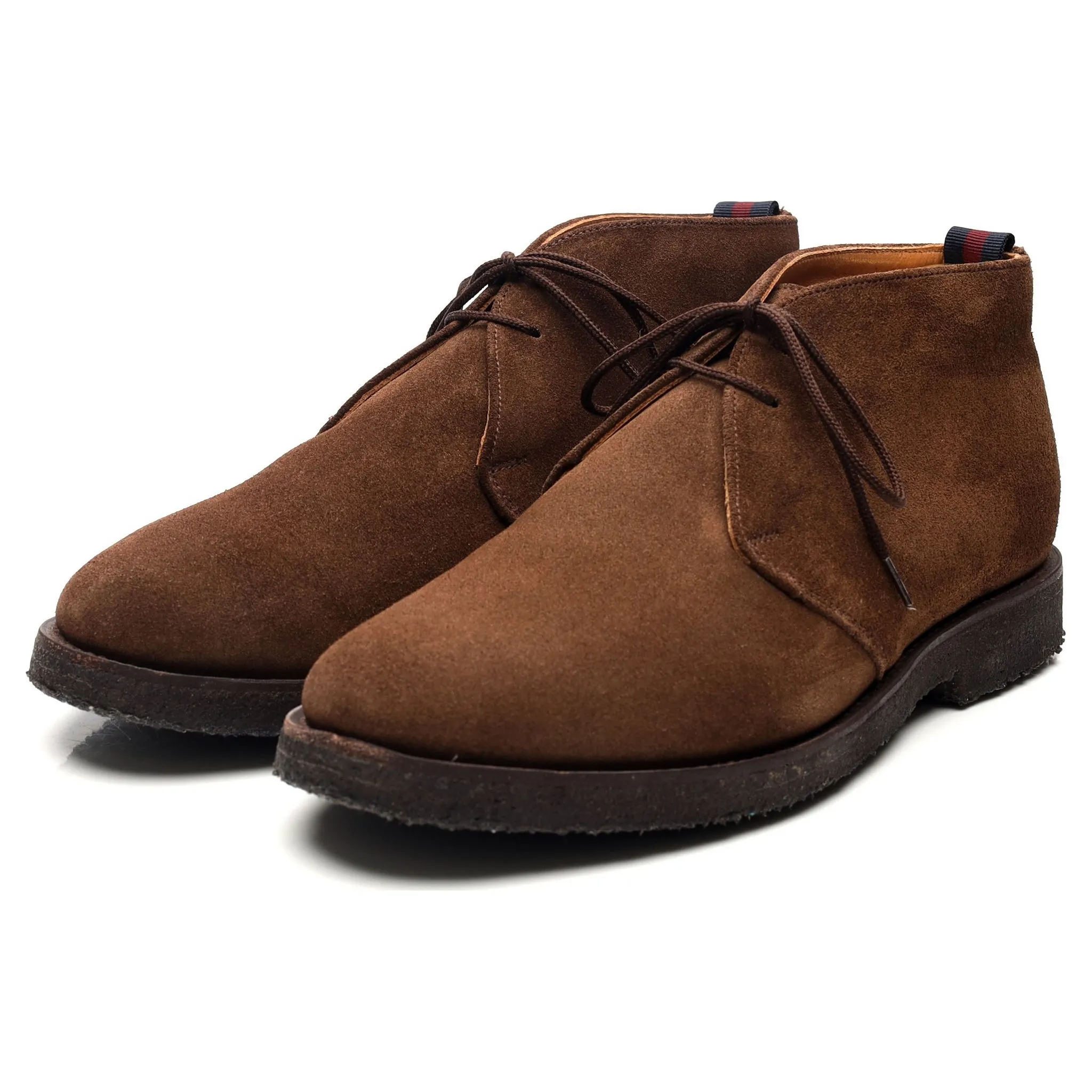 'Finley' Brown Suede Chukka Boots UK 8 F