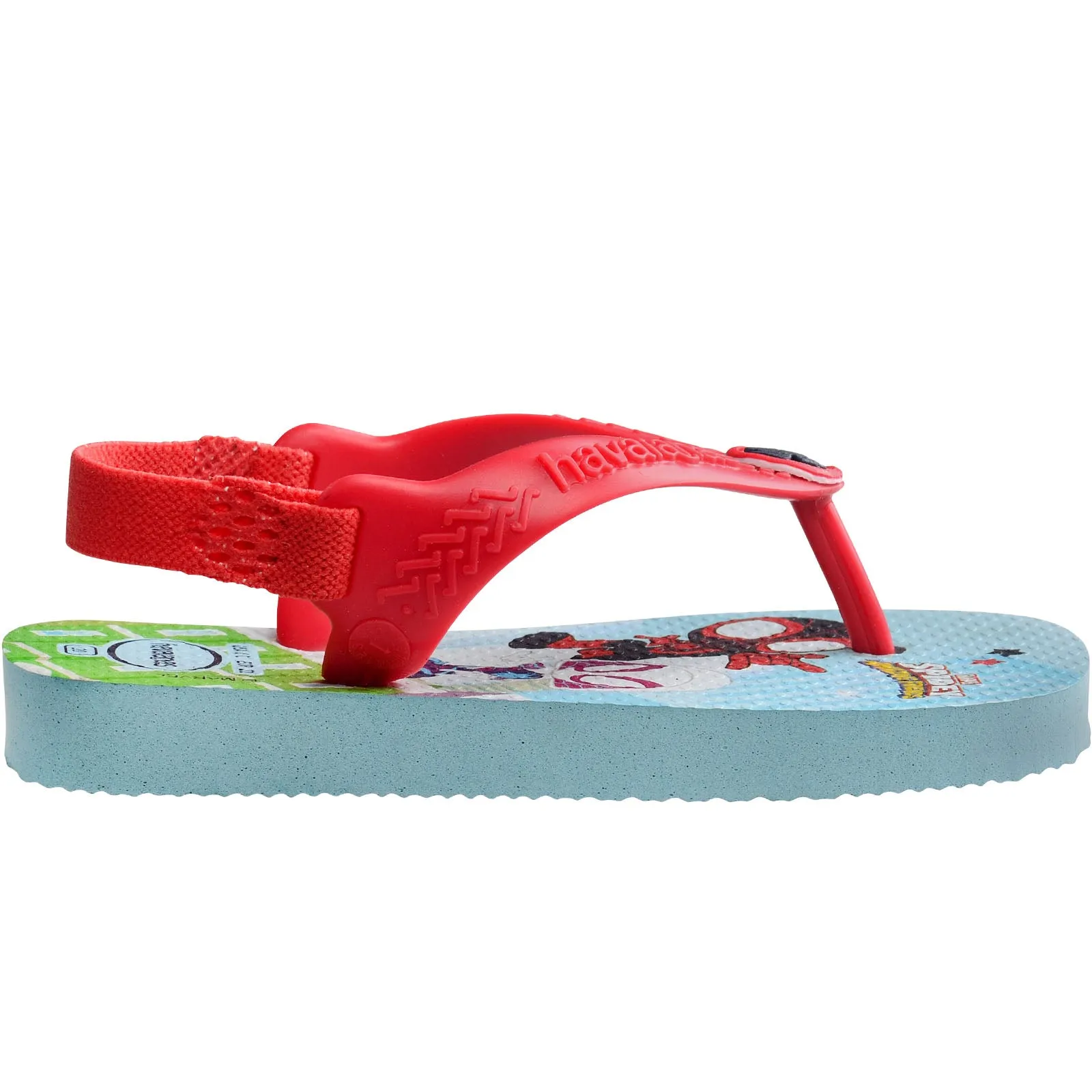 Havaianas Kids Baby Marvel Flip Flops - Blue/Red