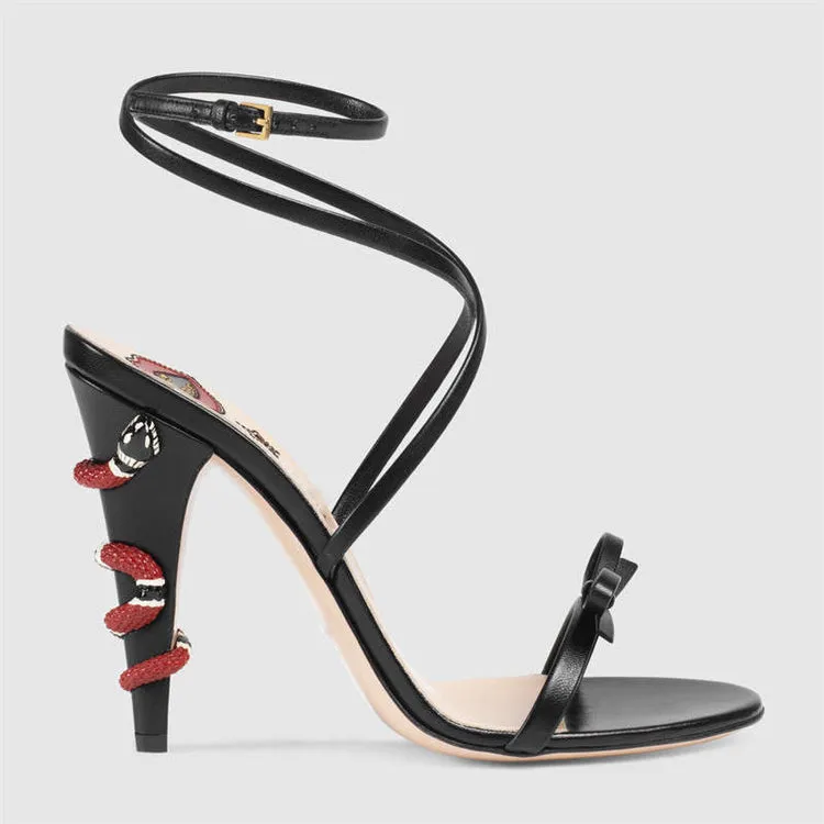 High Heels Winding Sandals