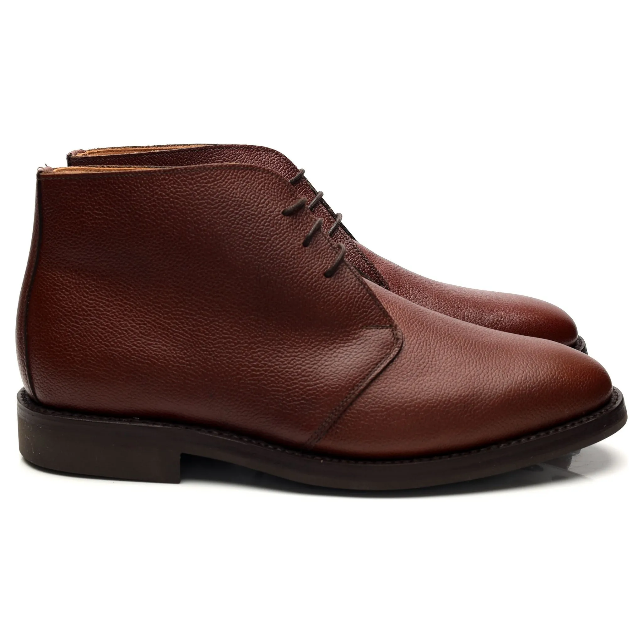 'Holborn' Tan Brown Leather Chukka Boots UK 8.5 G