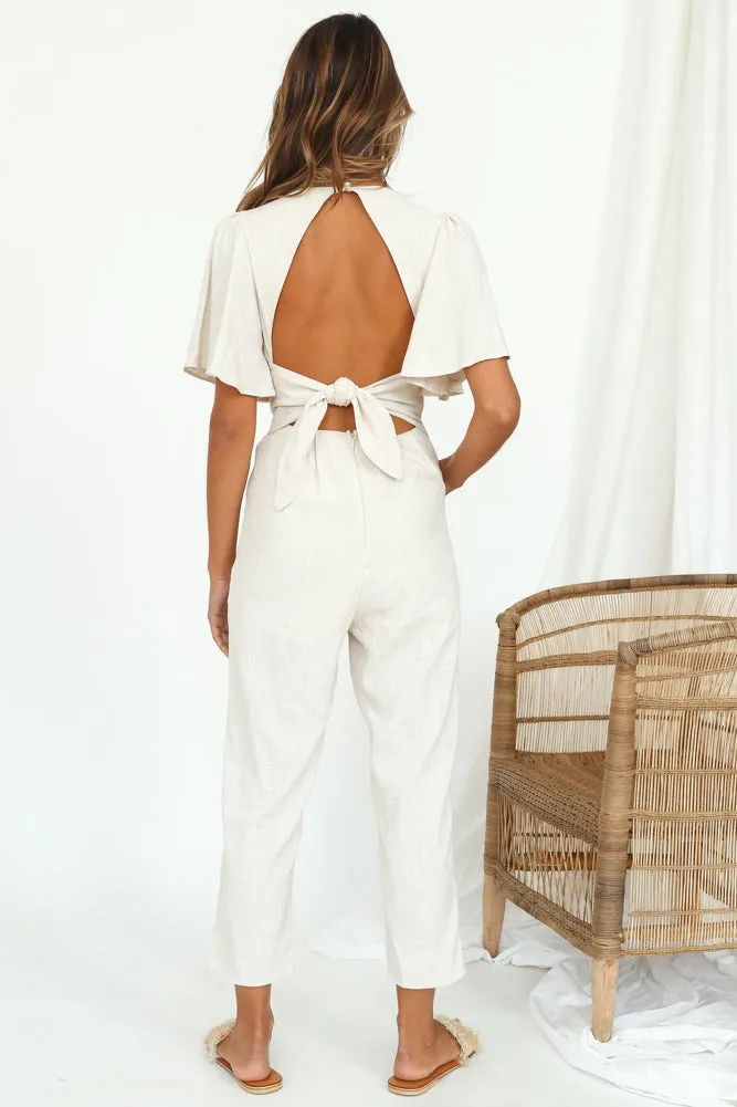 Isabelle Jumpsuit Natural