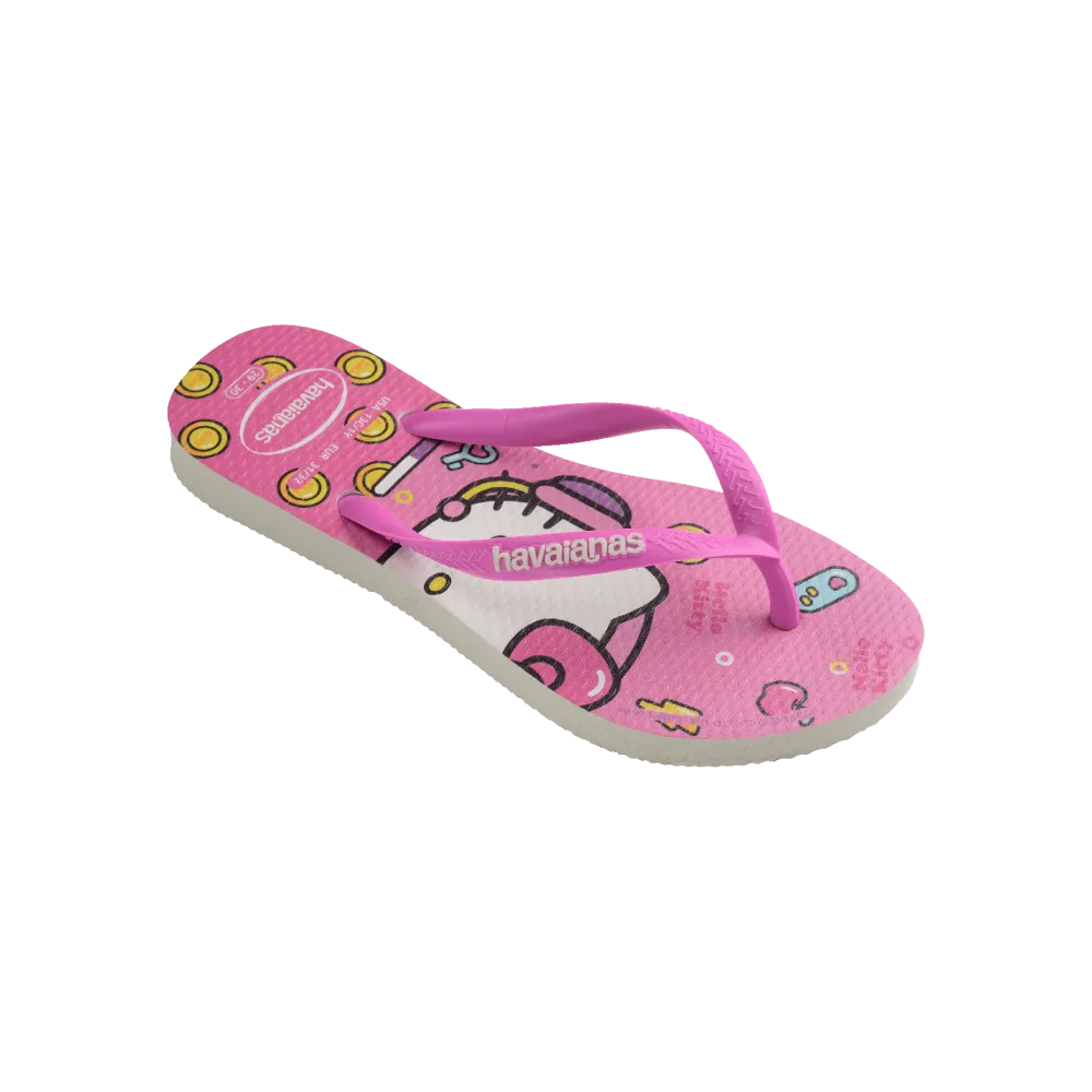 Kids Slim Hello Kitty  Flip Flops