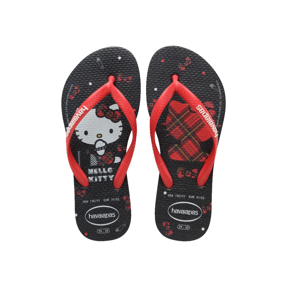 Kids Slim Hello Kitty  Flip Flops