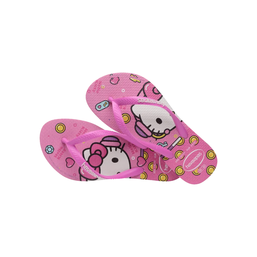 Kids Slim Hello Kitty  Flip Flops