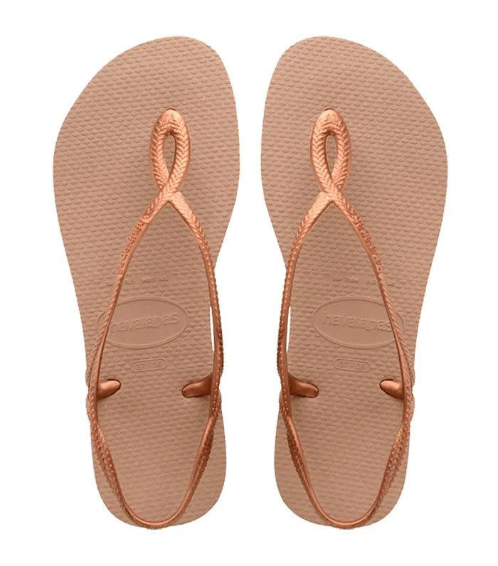 Luna Sandals Rose Gold/Rose Gold