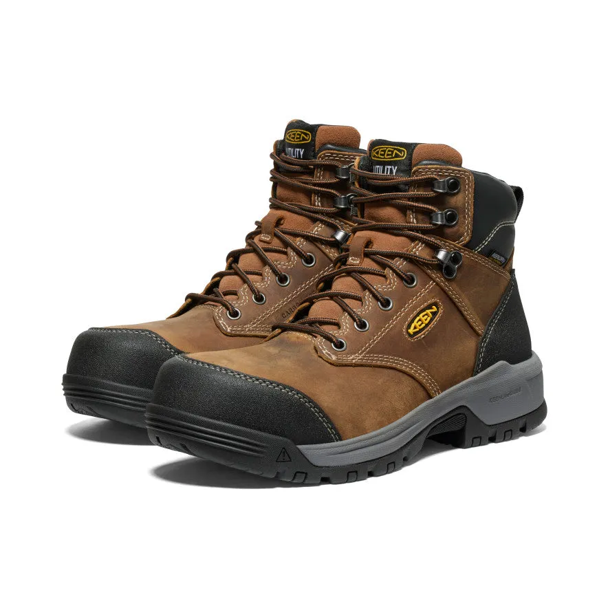 Men's Evanston 6" Waterproof Boot (Carbon Toe)  |  Bison/Black