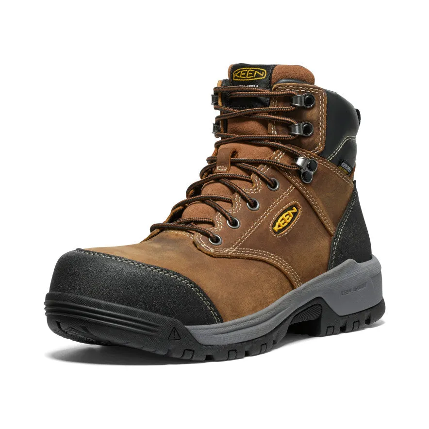 Men's Evanston 6" Waterproof Boot (Carbon Toe)  |  Bison/Black