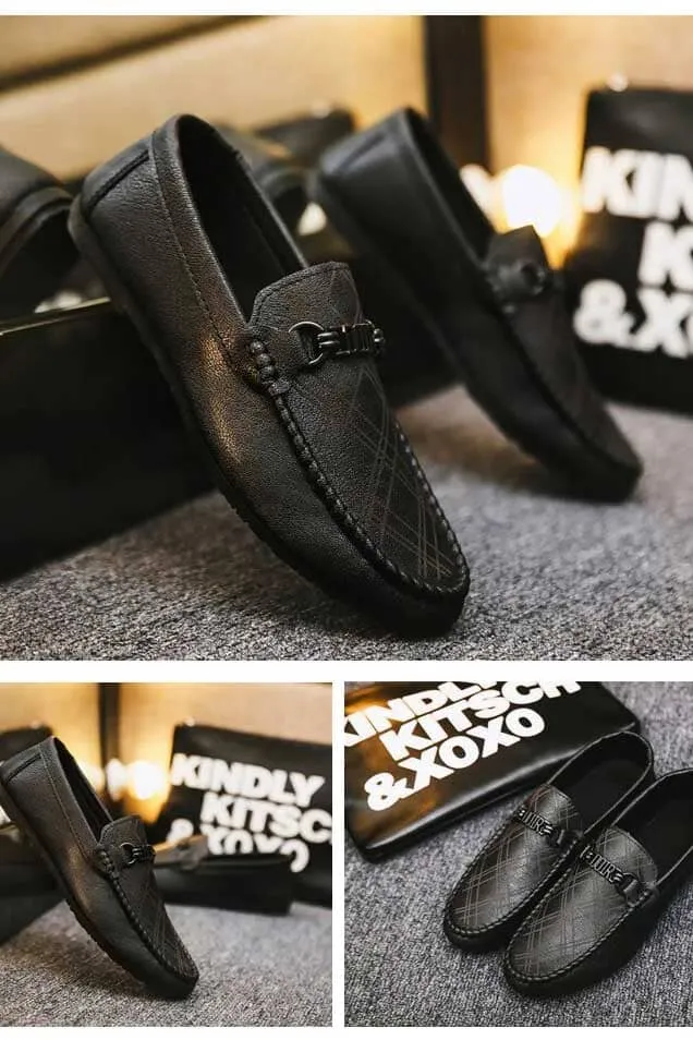 Men's Massacre Design Loafer Shoes