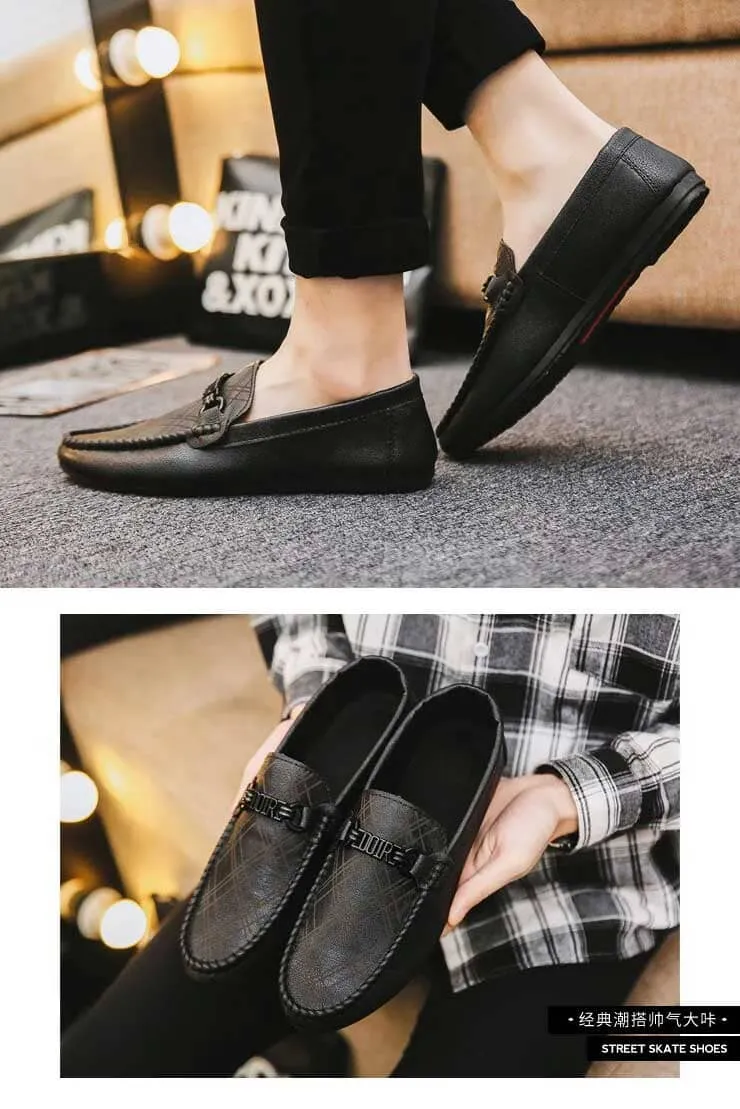 Men's Massacre Design Loafer Shoes