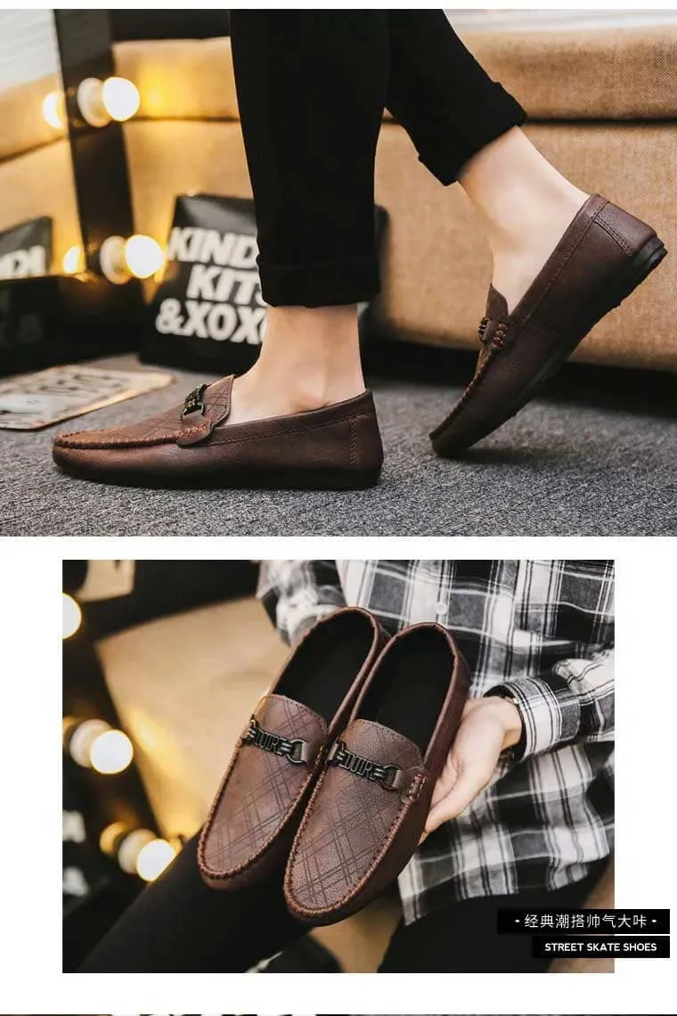 Men's Massacre Design Loafer Shoes