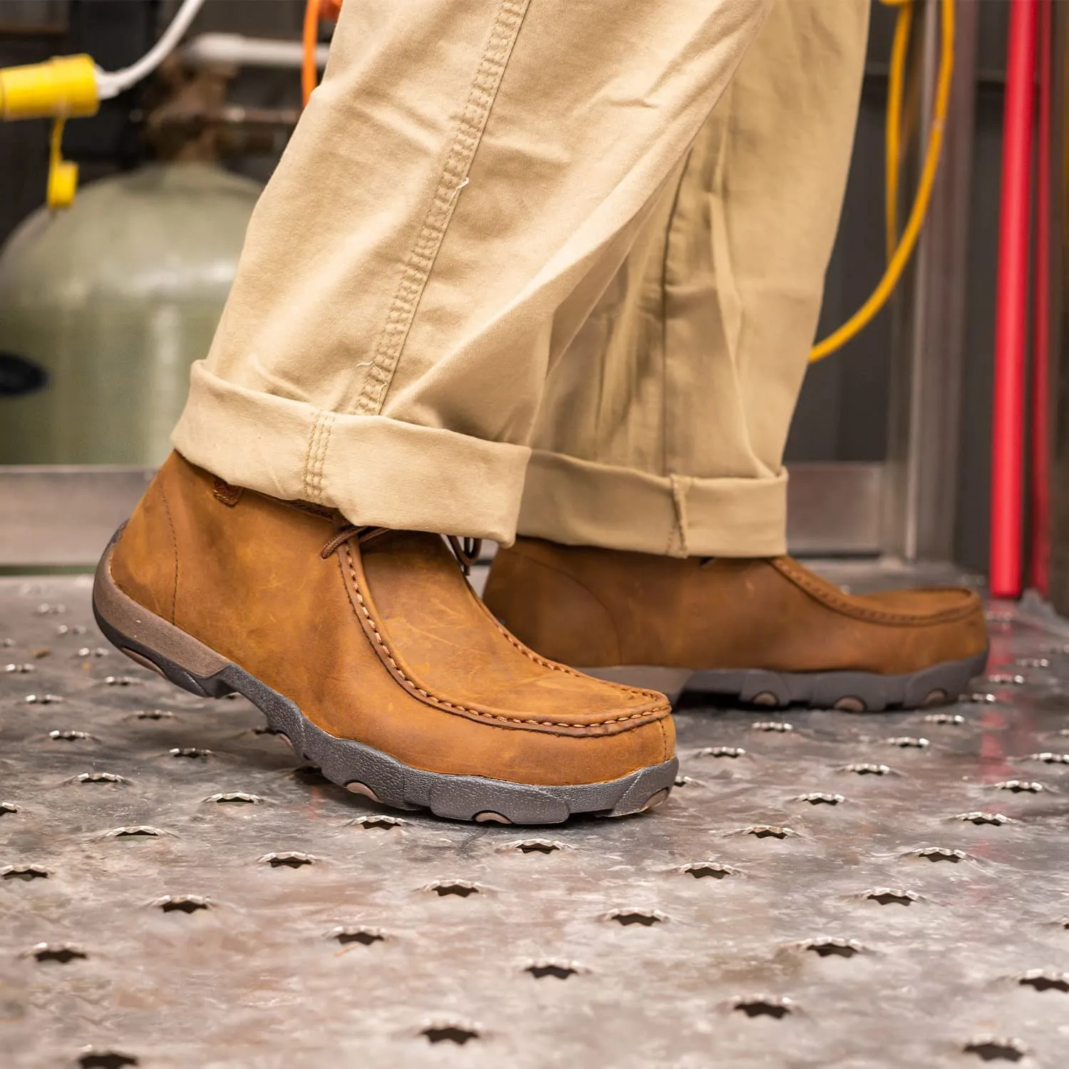 Men’s Twisted X Work Steel Toe Chukka Driving Moc