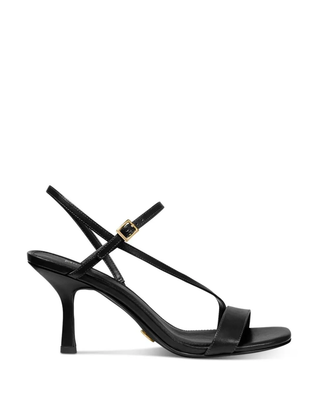 MICHAEL KORS - TASHA BLACK LEATHER SANDALS **FREE SHIPPING**