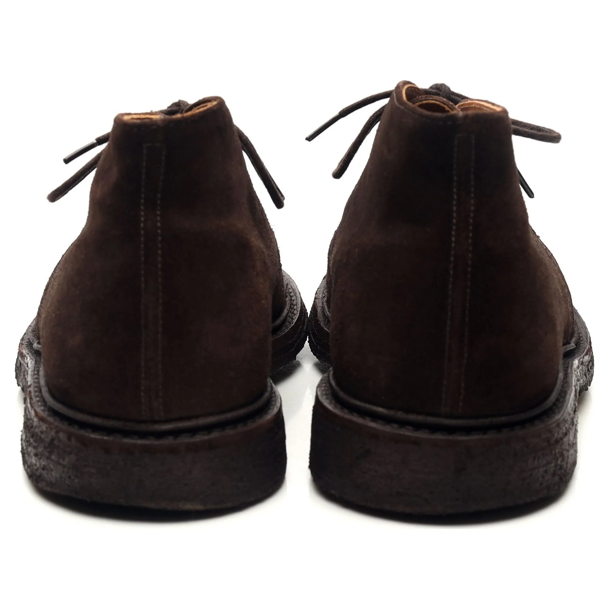 'Mike' Dark Brown Suede Chukka Boots UK 6