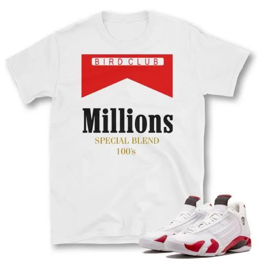 Millions Air Jordan retro 14 candy cane Sneaker tees