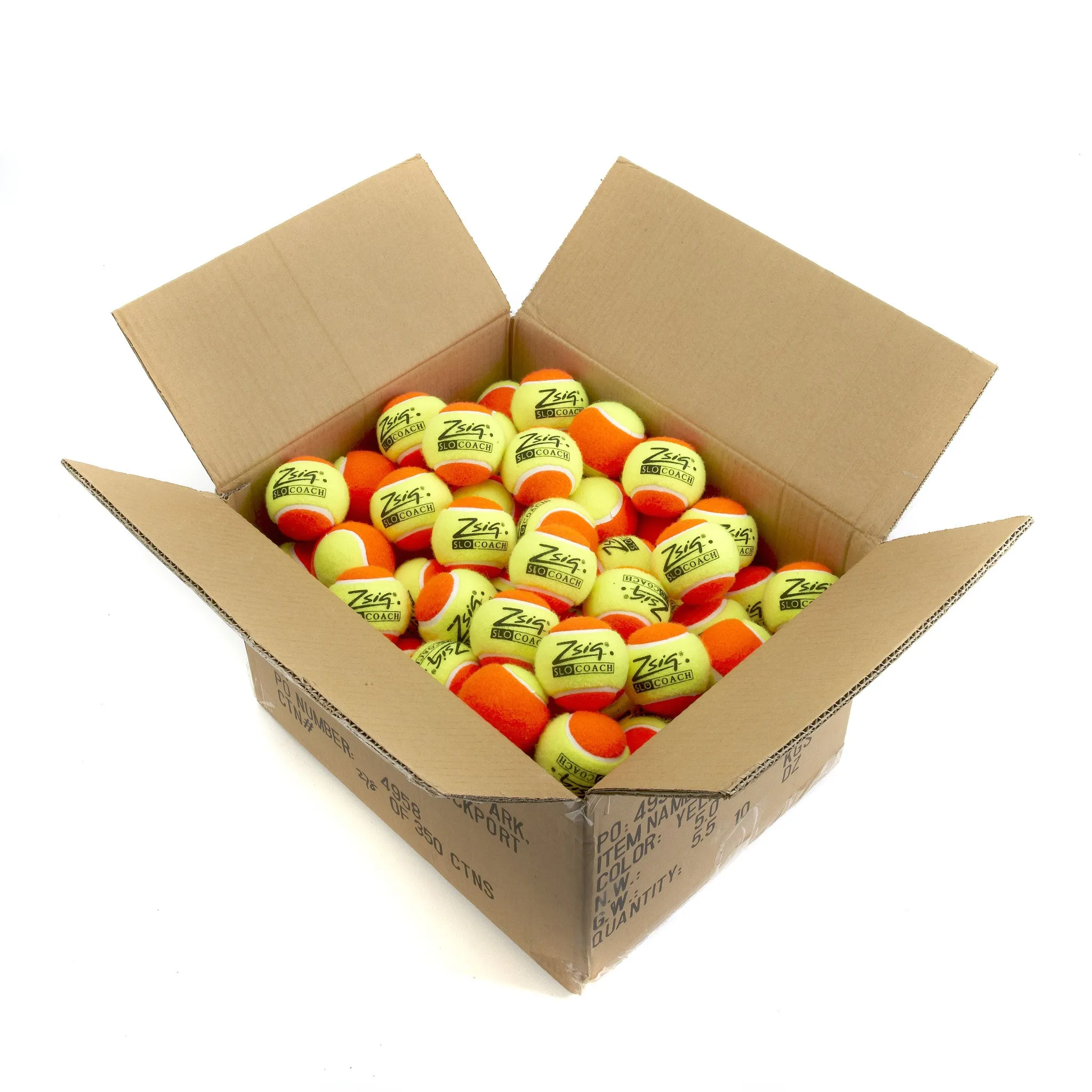 Mini Tennis | Orange Stage | SLOcoach Orange Balls | Bag of 5 Dozen (60)