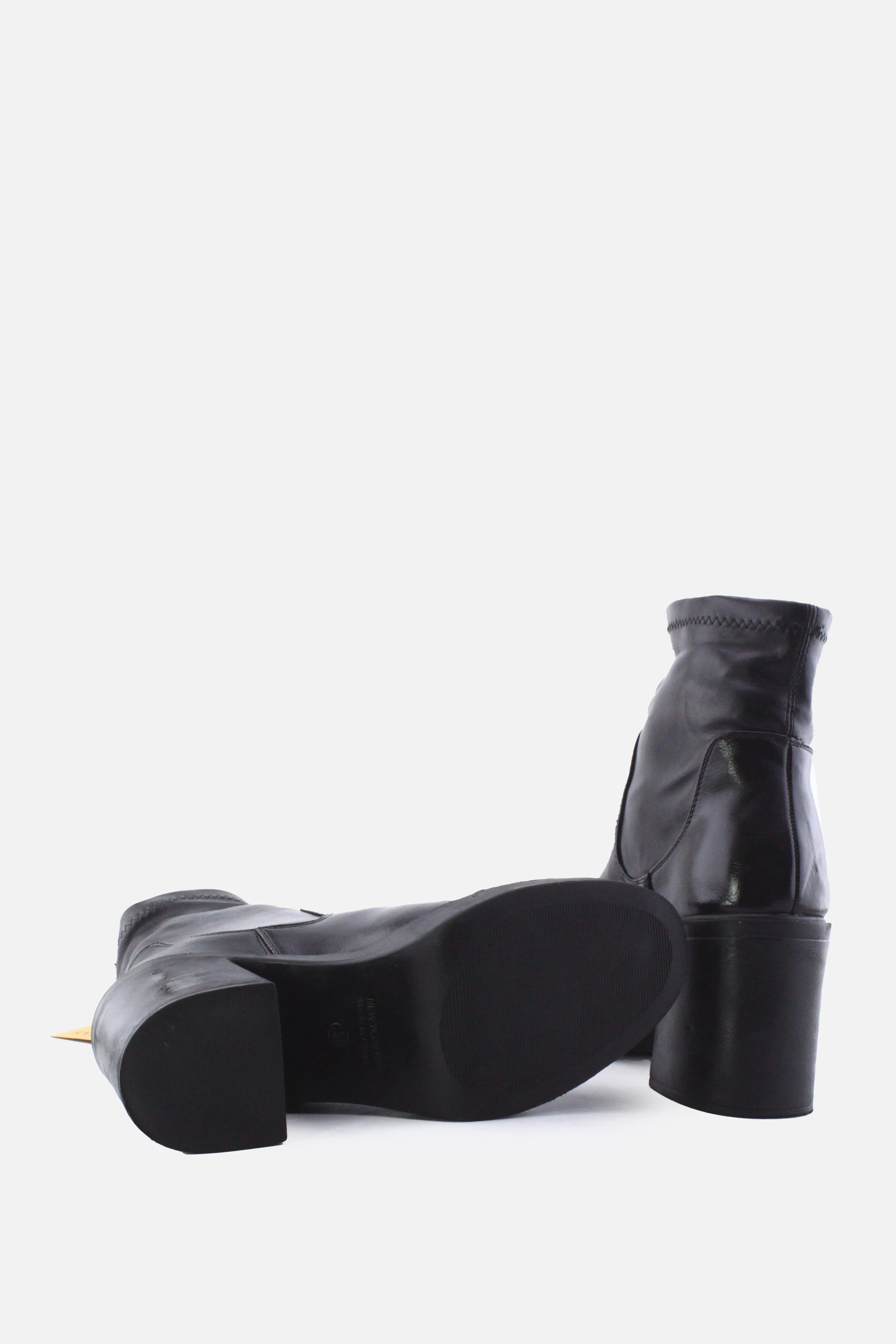 New Yorker Stretchable Platform Boots | 100% Authentic Leather