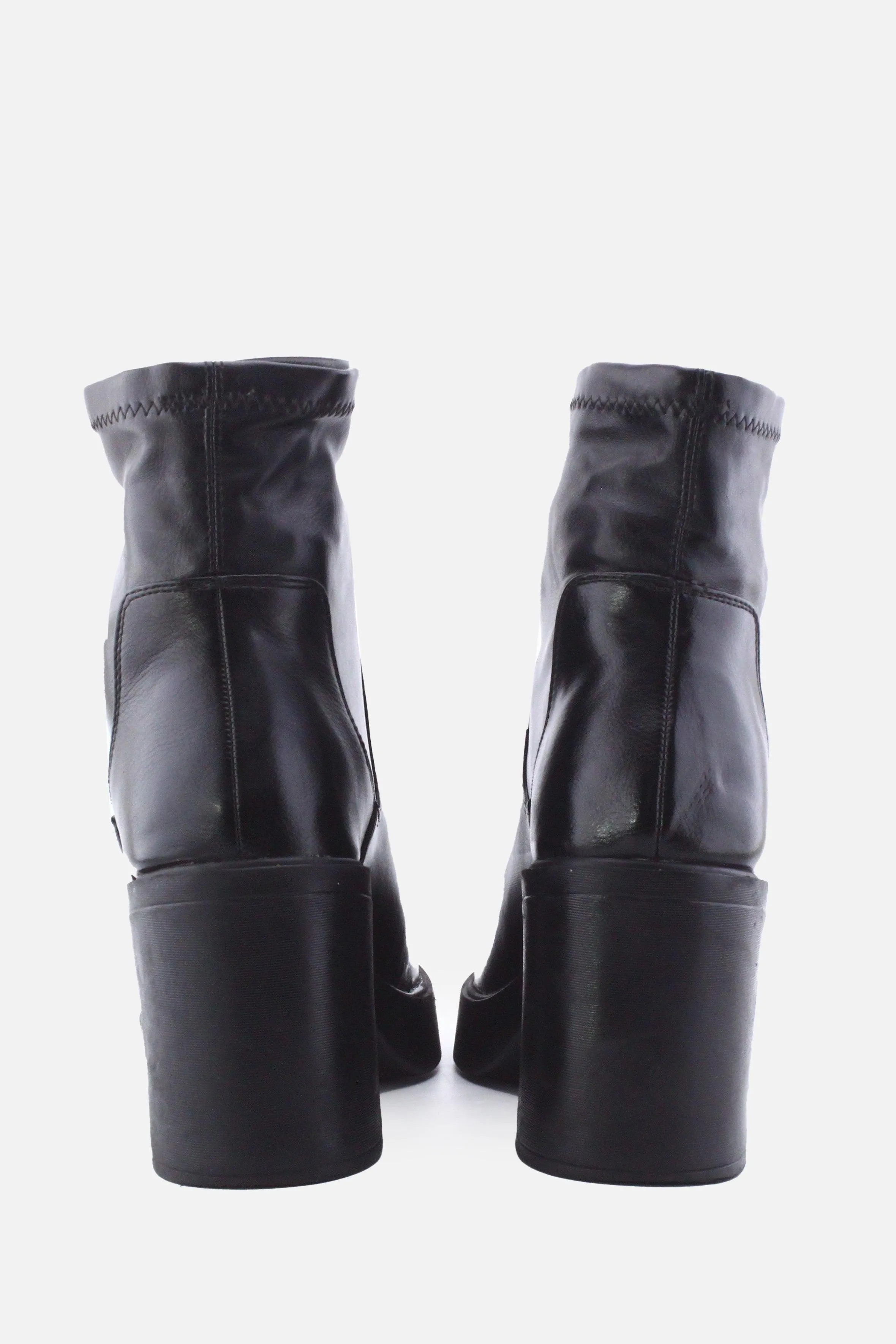 New Yorker Stretchable Platform Boots | 100% Authentic Leather