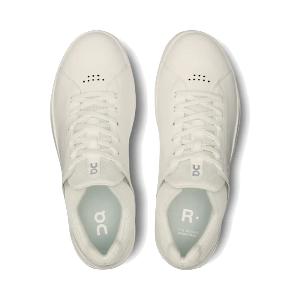 On Men's THE ROGER Advantage Sneaker (White/Undyed)