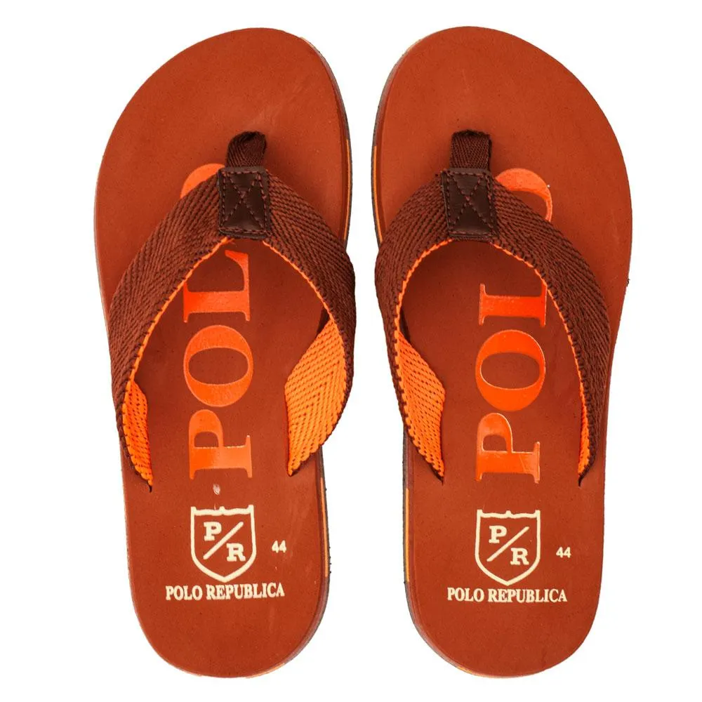 Polo Republica Men's Strider Ultra-Light Soft Flip Flops Slippers