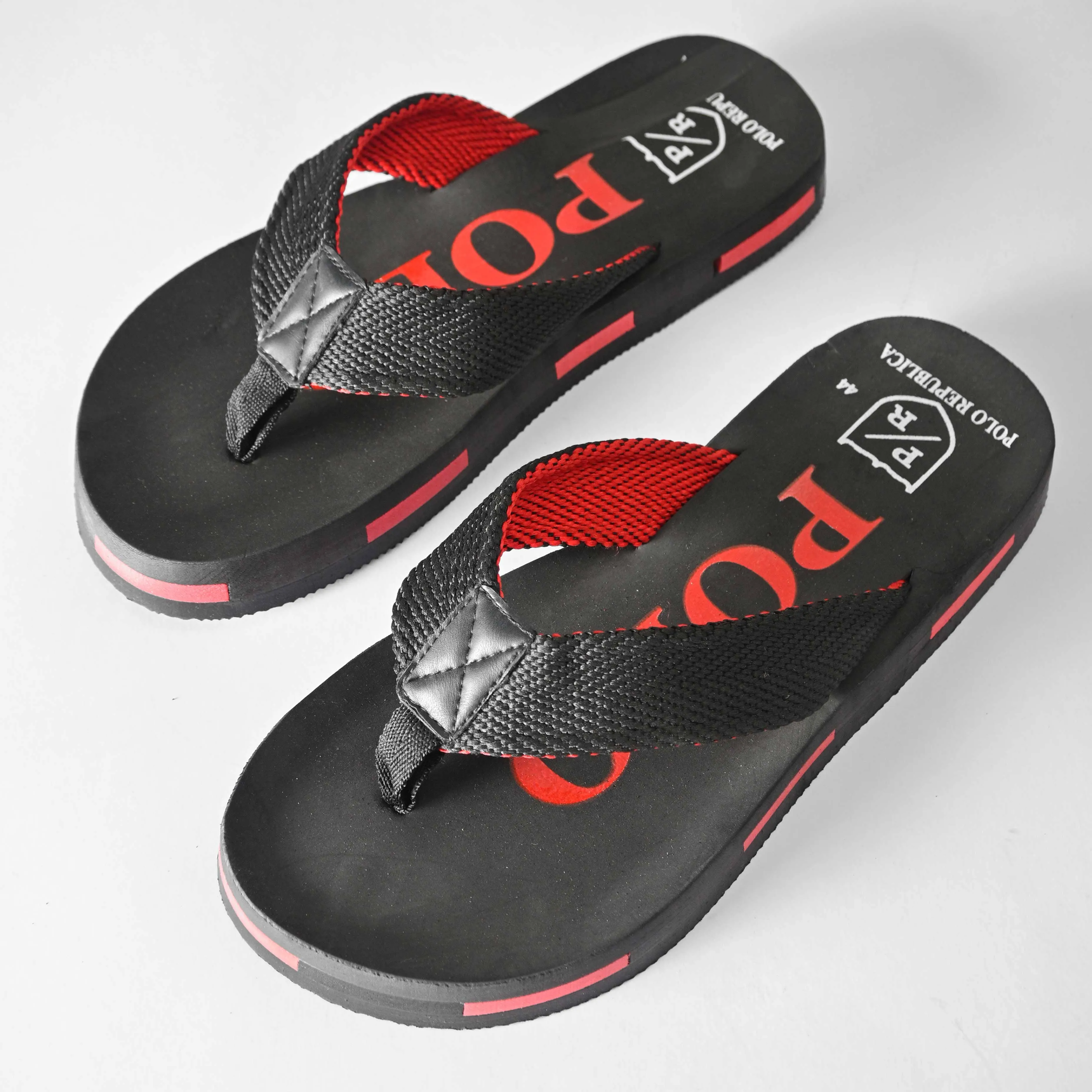 Polo Republica Men's Strider Ultra-Light Soft Flip Flops Slippers