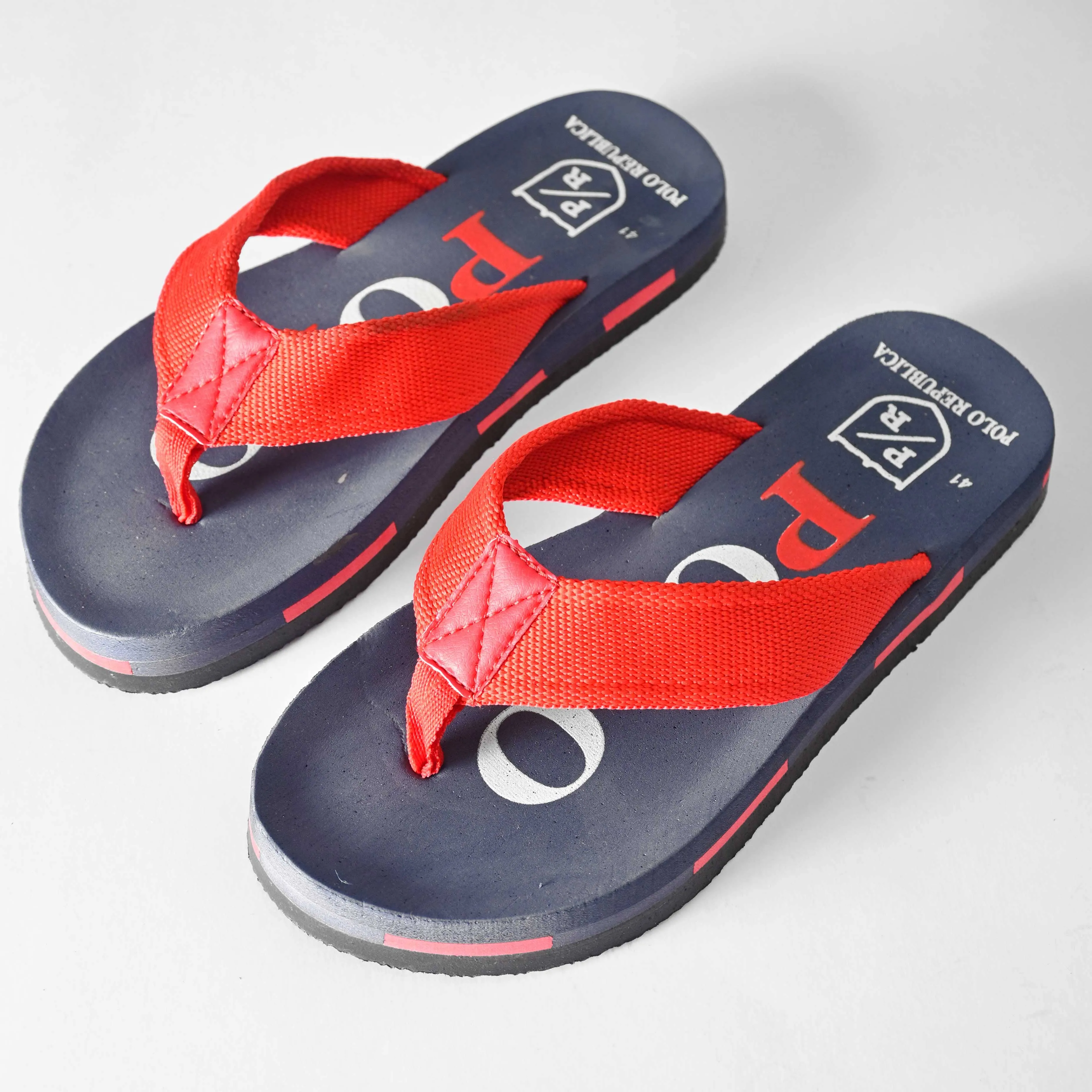 Polo Republica Men's Strider Ultra-Light Soft Flip Flops Slippers