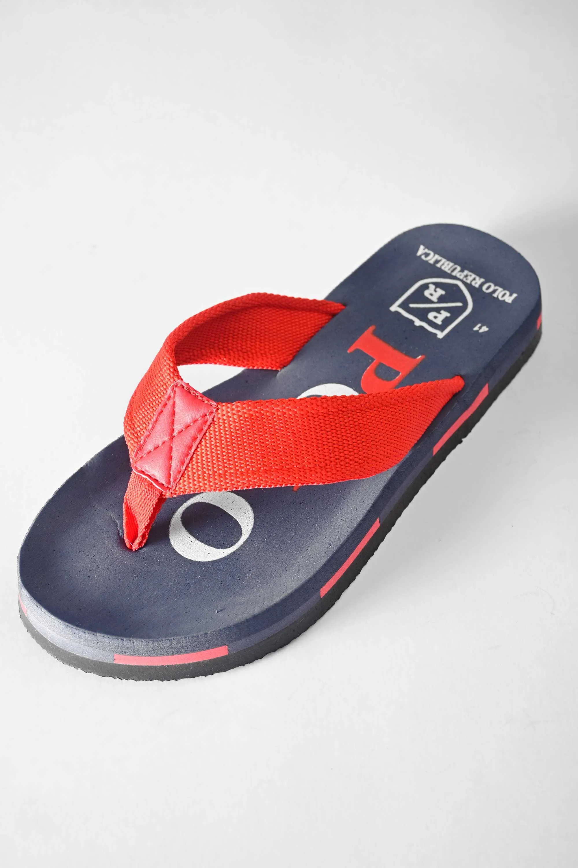 Polo Republica Men's Strider Ultra-Light Soft Flip Flops Slippers