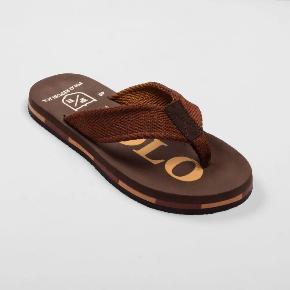 Polo Republica Men's Strider Ultra-Light Soft Flip Flops Slippers