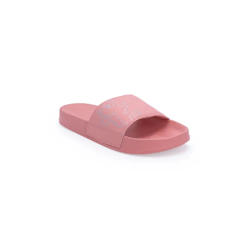 RedTape Women Coral Pink Sunnies Sliders